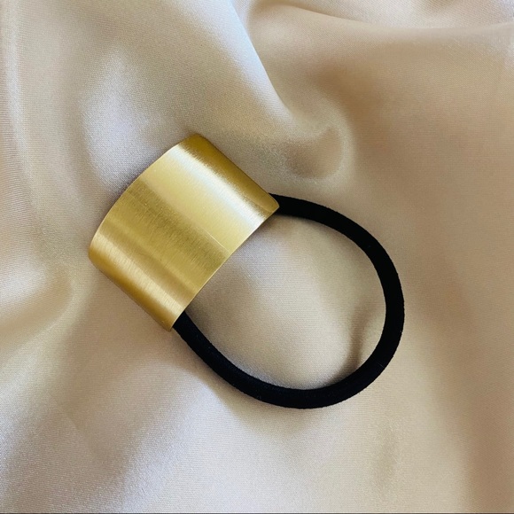 🤎Golden Geometric Metal Hair Tie Cuff - Picture 6 of 6